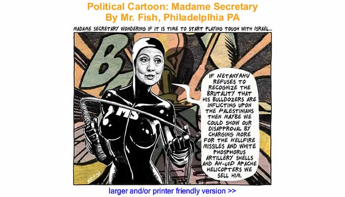 Political Cartoon - Madame Secretary By Mr. Fish, Philadelplhia PA
