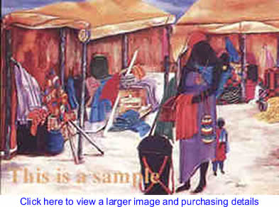 Art: Fabric Market By Margaret Warfield