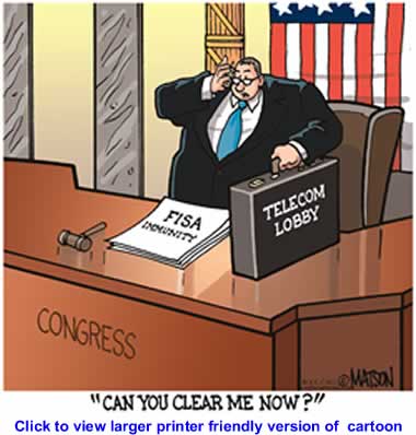 Political Cartoon: Clear Connection By RJ Matson, Roll Call