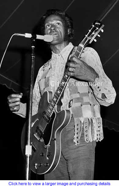 Art: Chuck Berry By Jim Alexander Photography