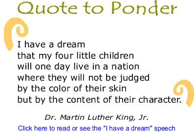 Quote to Ponder: