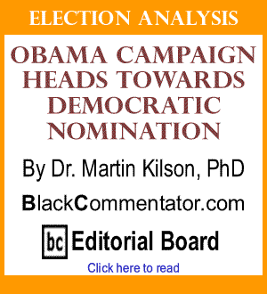 Election Analysis: Obama Campaign Heads Toward Democratic Nomination