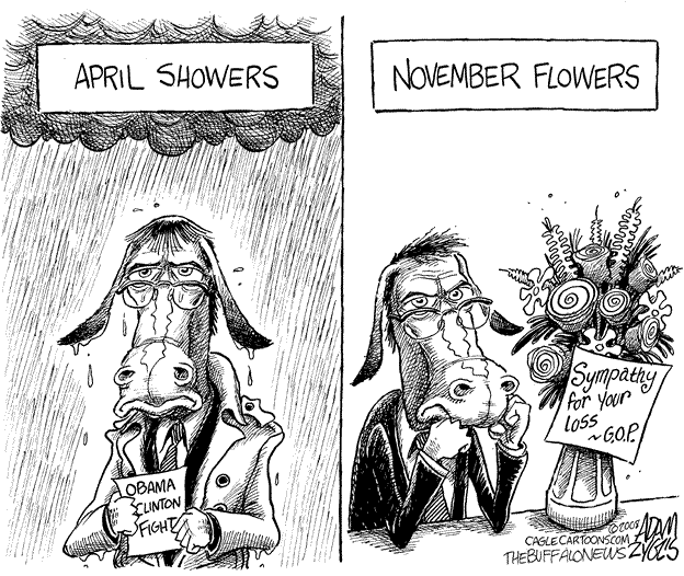 The Black Commentator - Political Cartoon: April Showers