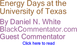 Energy Days at the University of Texas