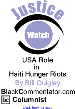 USA Role in Haiti Hunger Riots - Justice Watch