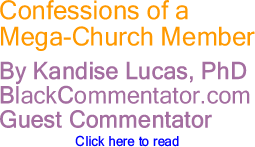 Confessions of a Mega-Church Member