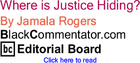Where is Justice Hiding?