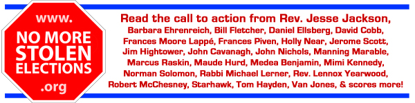 Please read the following important call to action from AfterDowningStreet.org, together with Rev. Jesse Jackson, Barbara Ehrenreich, Bill Fletcher, Daniel Ellsberg, David Cobb, Frances Moore Lappé, Frances Piven, Holly Near, Jerome Scott, Jim Hightower, John Cavanagh, John Nichols, Manning Marable, Marcus Raskin, Maude Hurd, Medea Benjamin, Mimi Kennedy, Norman Solomon, Rabbi Michael Lerner, Rev. Lennox Yearwood, Robert McChesney, Starhawk, Tom Hayden, Van Jones, and many more.
