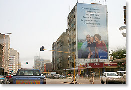 Maputo street scene.