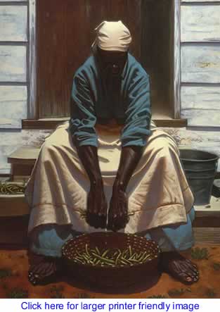 Art: Green Beans By Kadir Nelson