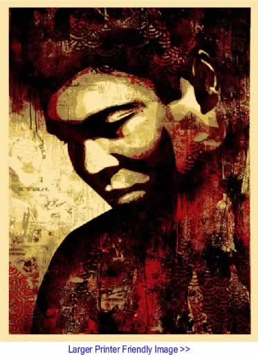 Art: Ali By Shepard Fairey