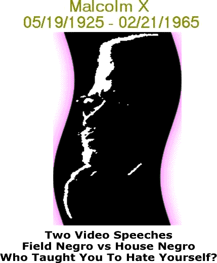 The BlackCommenttor - Malcolm X - Two Video Speeches