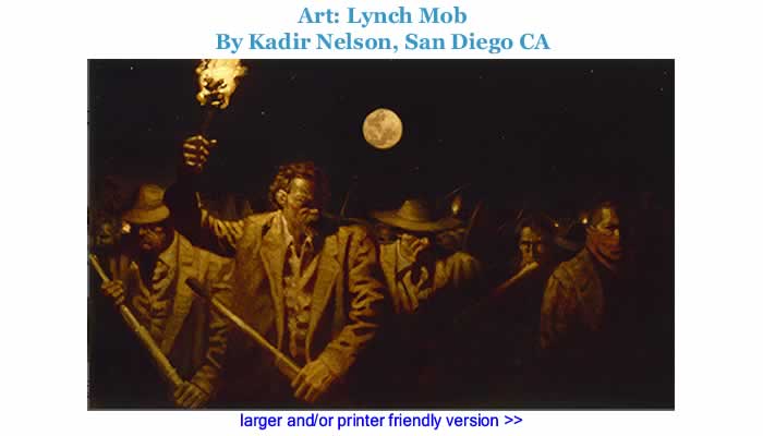 Art: Lynch Mob By Kadir Nelson, San Diego CA