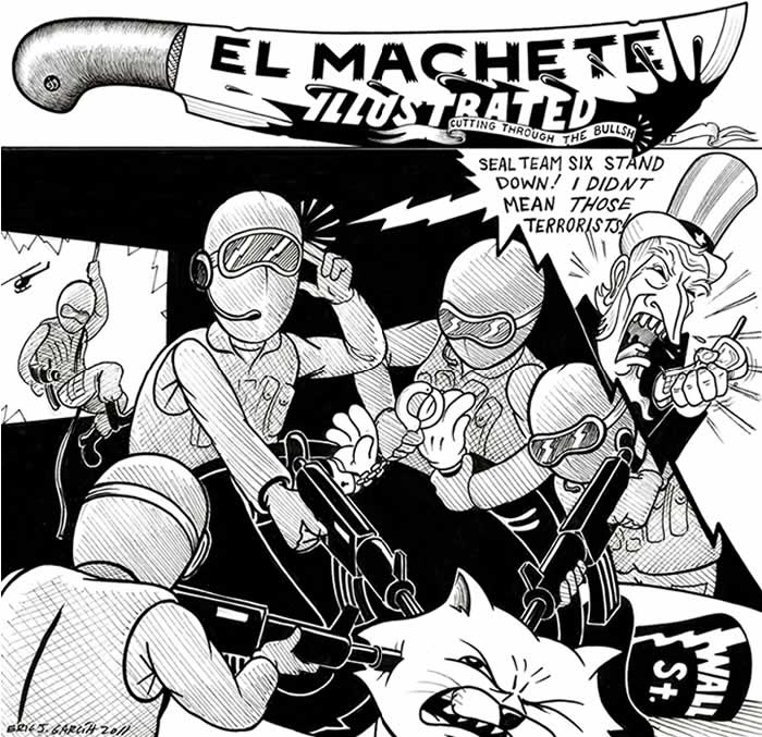 BlackCommentator.com: Political Cartoon - Occupy & Seal Team 6 By Eric Garcia, Chicago IL