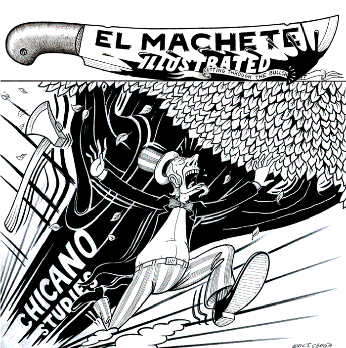BlackCommentator.com: Political Cartoon - Dismantling of Chicano Studies By Eric Garcia, Chicago IL