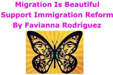 BlackCommentator.com: Migration Is Beautiful / Support Immigration Reform - Art By Favianna Rodriguez