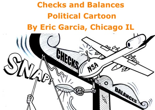 BlackCommentator.com: Checks and Balances - Political Cartoon By Eric Garcia, Chicago IL