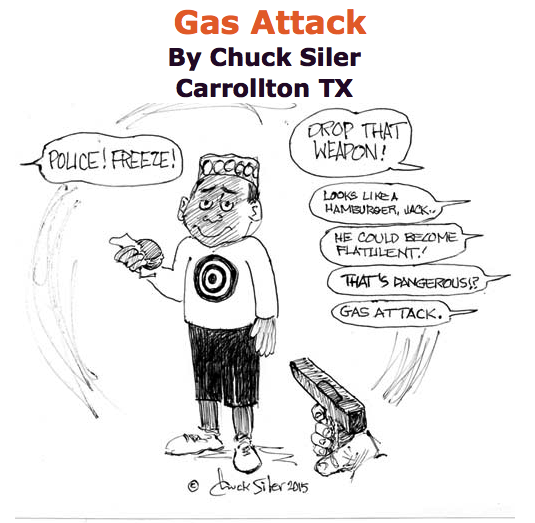 BlackCommentator.com June 11, 2015 - Issue 610: Gas Attack - Political Cartoon By Chuck Siler, Carrollton TX