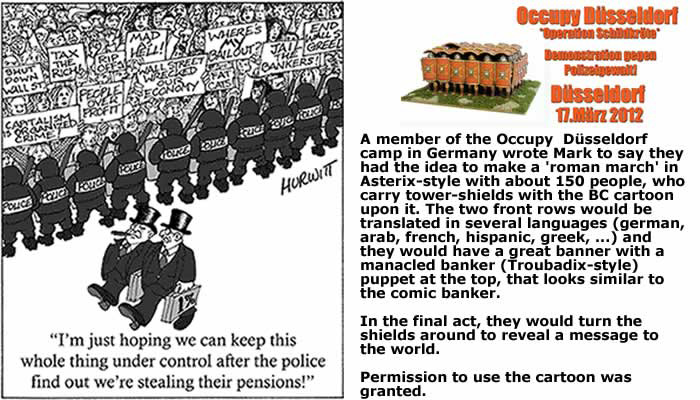 BlackCommentator.com July 16, 2015 - Issue 615: Pension Stealing One Percenters - Used by Occupy Dsseldorf - From the BC