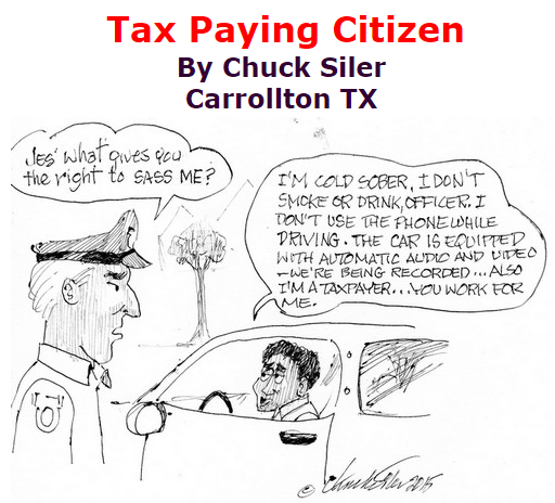 BlackCommentator.com October 08, 2085 - Issue 624: Tax Paying Citizen - Political Cartoon By Chuck Siler, Carrollton TX
