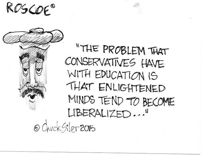 BlackCommentator.com October 22, 2015 - Issue 626: Education - Political Cartoon By Chuck Siler, Carrollton TX