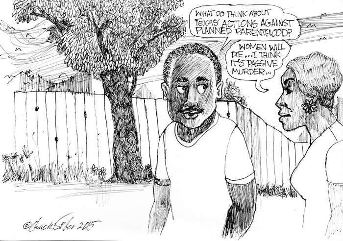 BlackCommentator.com October 29, 2015 - Issue 627: Passive Murder - Political Cartoon By Chuck Siler, Carrollton TX