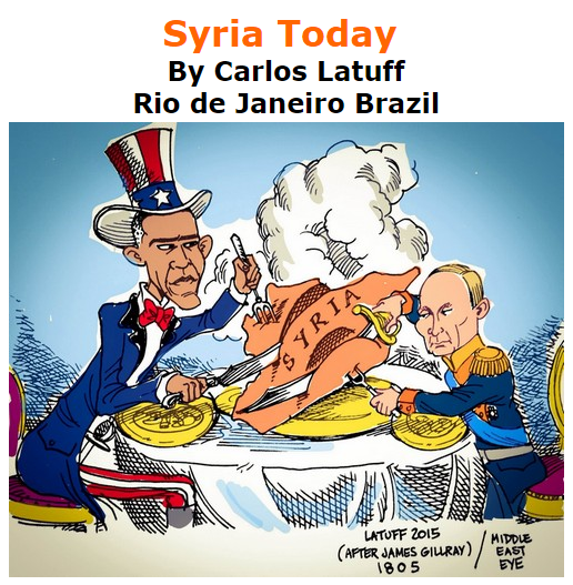 BlackCommentator.com October 29, 2015 - Issue 627: Syria Today - Political Cartoon By Carlos Latuff, Rio de Janeiro Brazil