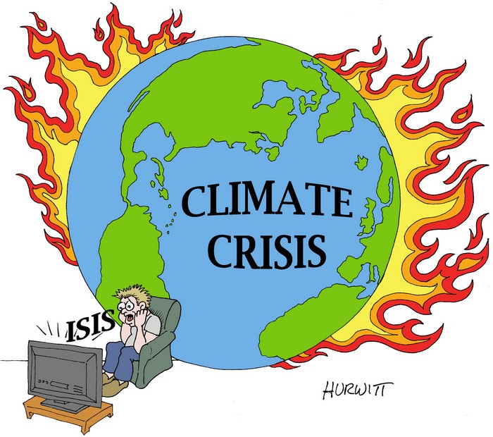 BlackCommentator.com December 10, 2015 - Issue 633: Climate Crisis - Political Cartoon By Mark Hurwitt, Brooklyn NY
