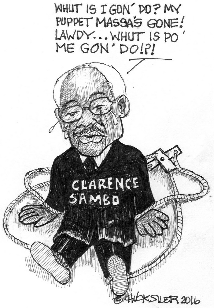 BlackCommentator.com February 25, 2016 - Issue 642: Puppet Massa - Political Cartoon By Chuck Siler, Carrollton TX