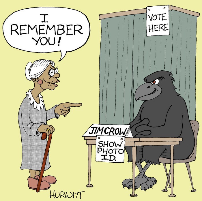 BlackCommentator.com March 03, 2016 - Issue 643: Election Day - Political Cartoon By Mark Hurwitt, Brooklyn NY