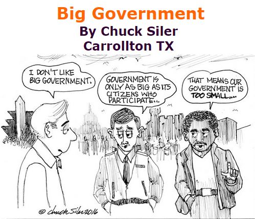 BlackCommentator.com March 10, 2016 - Issue 644: Big Government - Political Cartoon By Chuck Siler, Carrollton TX