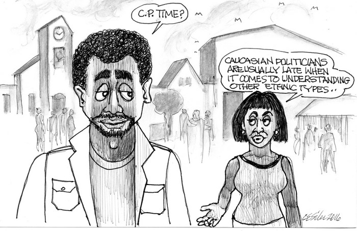 BlackCommentator.com April 21, 2016 - Issue 650: C.P. Time - Political Cartoon By Chuck Siler, Carrollton TX