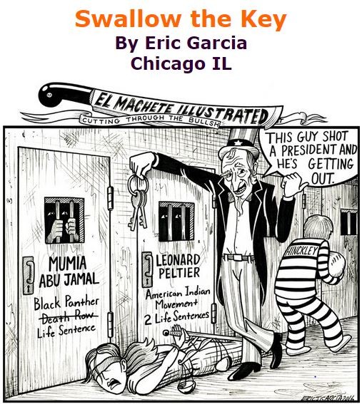 BlackCommentator.com September 08, 2016 - Issue 665: Swallow the Key - Political Cartoon By Eric Garcia, Chicago IL