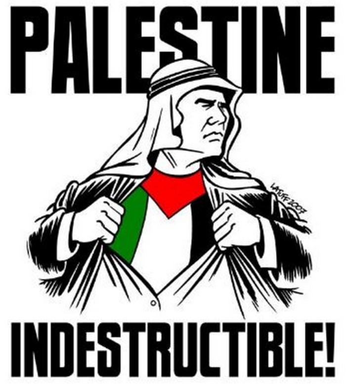 BlackCommentator.com January 12, 2017 - Issue 681: Resistance in Palestine - Political Cartoon By Carlos Latuff, Rio de Janeiro Brazil
