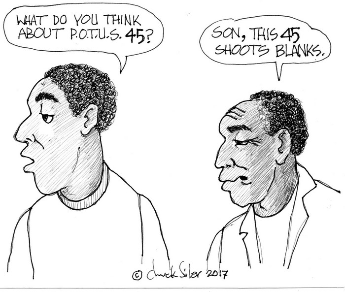 BlackCommentator.com March 30, 2017 - Issue 692: Blank 45 - Political Cartoon By Chuck Siler, Carrollton TX
