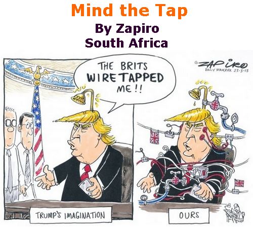 BlackCommentator.com March 30, 2017 - Issue 692: Mind the Tap - Political Cartoon By Zapiro, South Africa