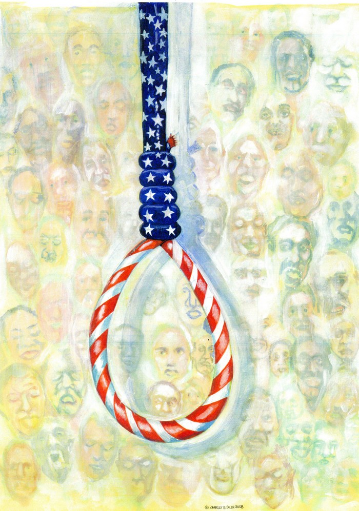 BlackCommentator.com June 08, 2017 - Issue 702: AmeriKKKan Necktie - Political Cartoon By Chuck Siler, Carrollton TX