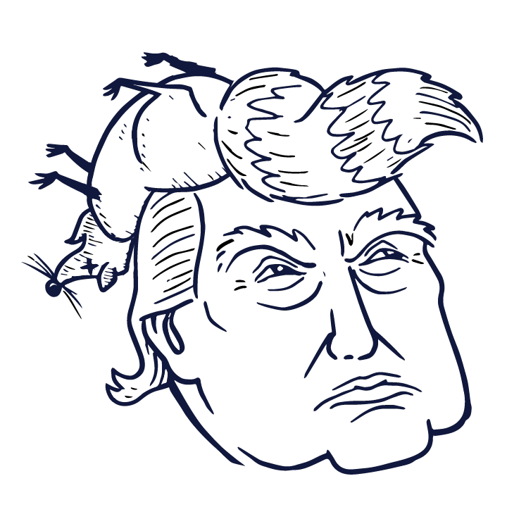BlackCommentator.com November 09, 2017 - Issue 717: Rodent Head - Political Cartoon By Eric Garcia, Chicago IL