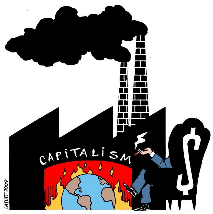 BlackCommentator.com February 08, 2018 - Issue 728: Capitalism - Political Cartoon By Carlos Latuff, Rio de Janeiro Brazil