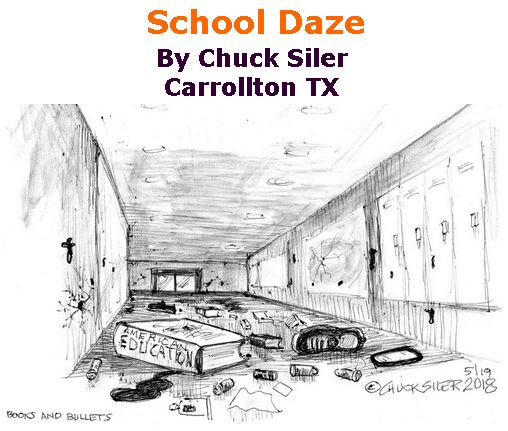 BlackCommentator.com May 24, 2018 - Issue 743: School Daze - Political Cartoon By Chuck Siler, Carrollton TX