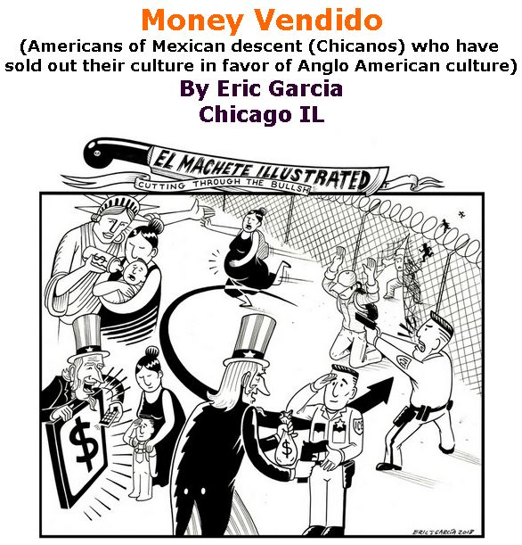 BlackCommentator.com September 13, 2018 - Issue 755: Money Vendido - Political Cartoon By Eric Garcia, Chicago IL
