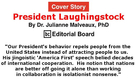 BlackCommentator.com - October 04, 2018 - Issue 758 Cover Story: President Laughingstock By Dr. Julianne Malveaux, PhD, BC Editorial Board