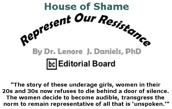 BlackCommentator.com December 13, 2018 - Issue 768: House of Shame - Represent Our Resistance By Dr. Lenore Daniels, PhD, BC Editorial Board