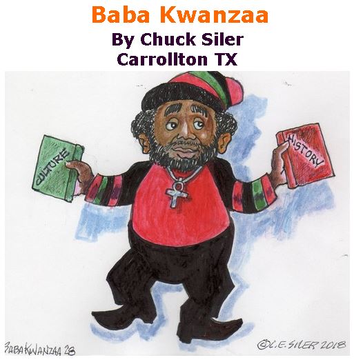 BlackCommentator.com December 20, 2018 - Issue 769: Baba Kwanzaa - Political Cartoon By Chuck Siler, Carrollton TX