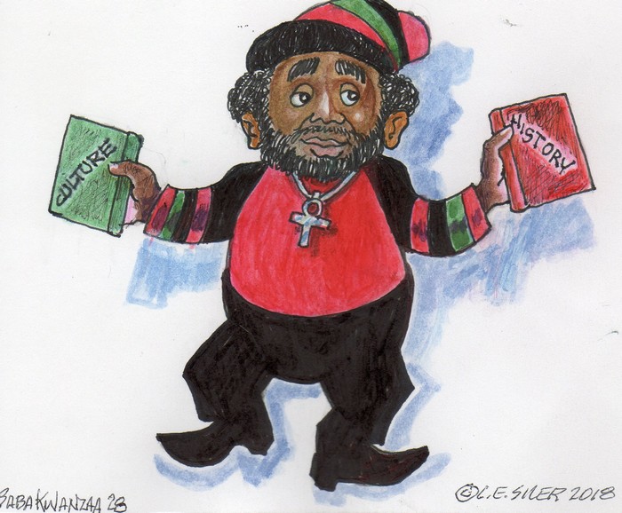 BlackCommentator.com December 20, 2018 - Issue 769: Baba Kwanzaa - Political Cartoon By Chuck Siler, Carrollton TX