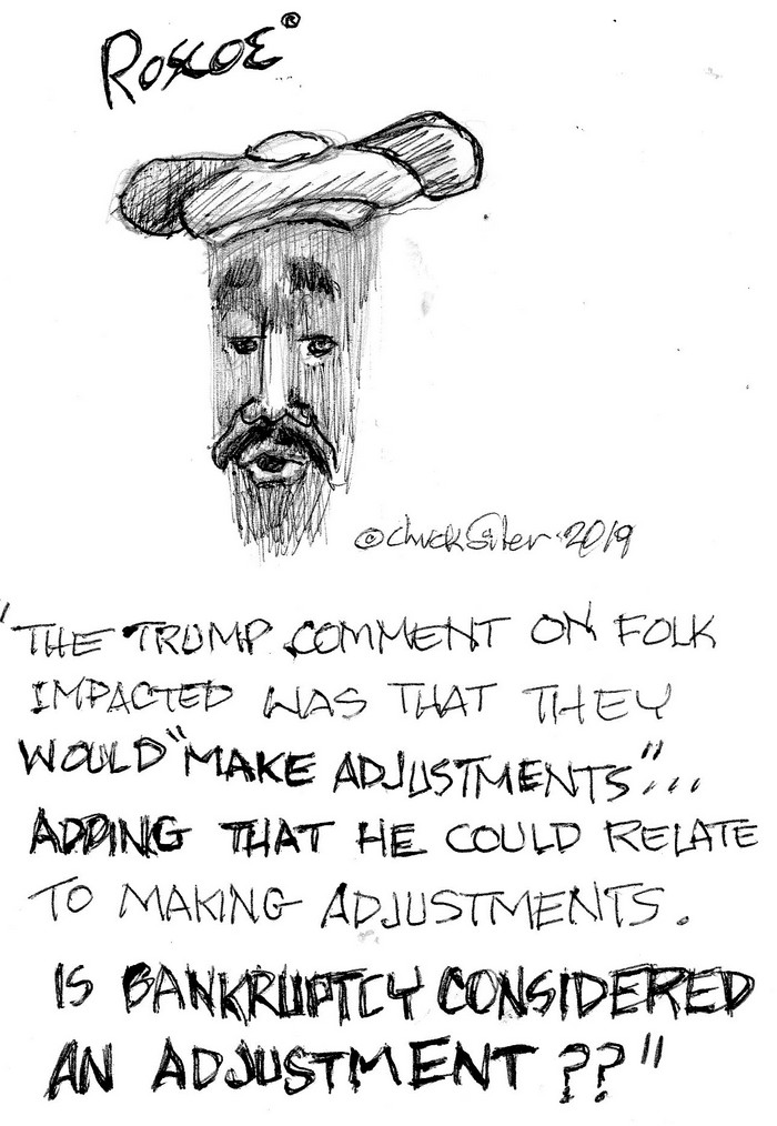 BlackCommentator.com January 17, 2019 - Issue 772: Making Adjustments - Political Cartoon By Chuck Siler, Carrollton TX