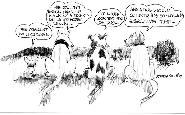 BlackCommentator.com February 21, 2019 - Issue 777: Dawgs - Political Cartoon By Chuck Siler, Carrollton TX