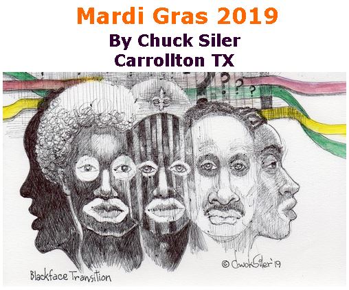 BlackCommentator.com March 07, 2019 - Issue 779: Mardi Gras 2019 - Political Cartoon By Chuck Siler, Carrollton TX