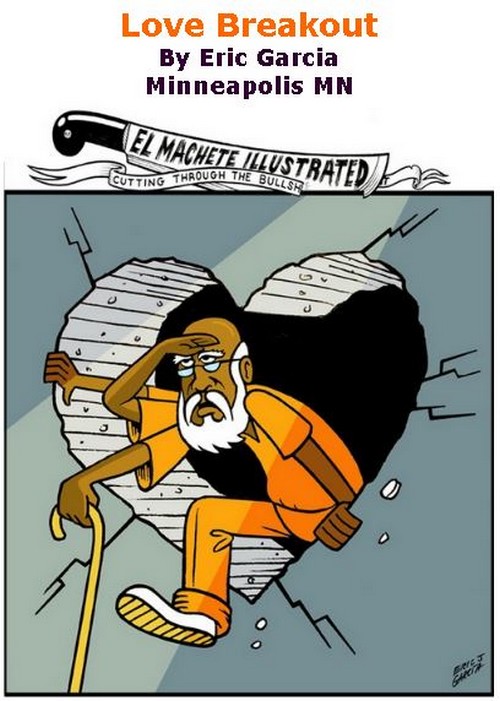 BlackCommentator.com Apr 30, 2020 - Issue 816: Love Breakout - Political Cartoon By Eric Garcia, Minneapolis MN