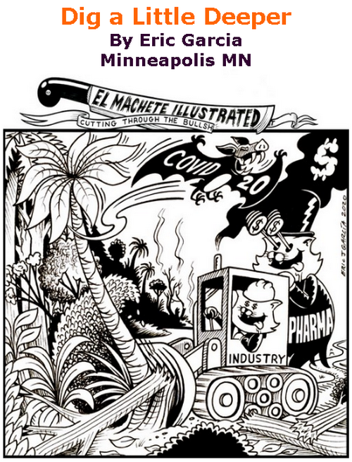 BlackCommentator.com Sept 03, 2020 - Issue 831: Dig a Little Deeper - Political Cartoon By Eric Garcia, Minneapolis MN